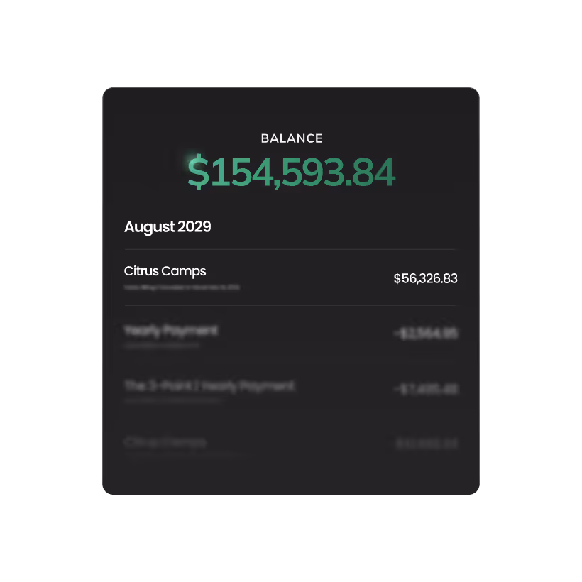 Graphic of a bank account