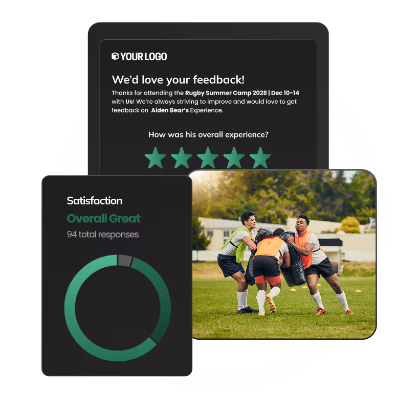 Graphic of a rugby program